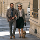 Aaron Eckhart and Marthe Keller in The Violet Hour